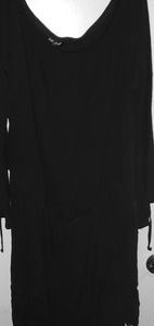 Black long sleeve romper